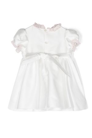 White silk blend dress LA STUPENDERIA KIDS | CBAB56O03.